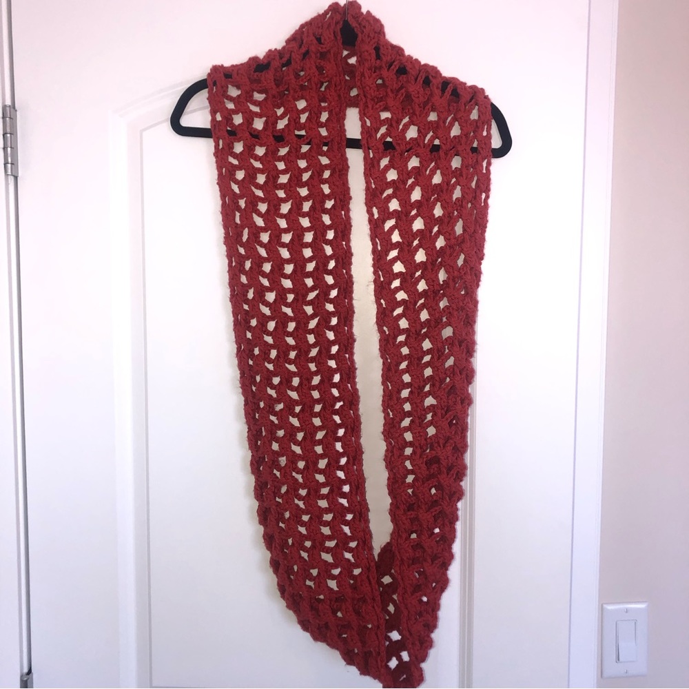 Handmade Knit Infinity Scarf